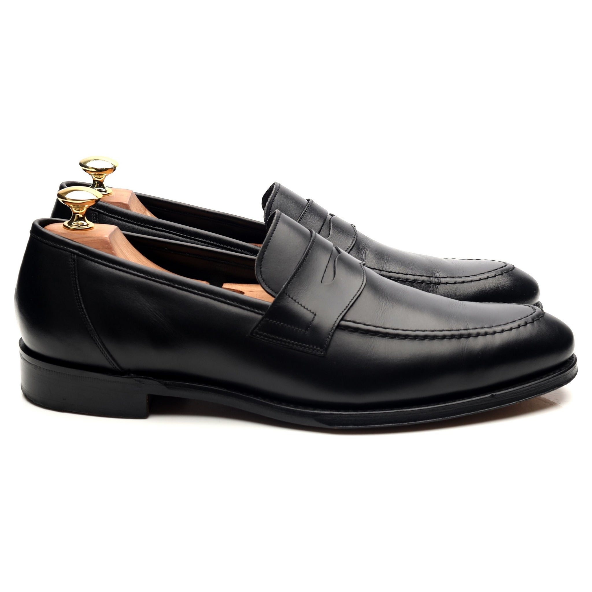 Loake Anson mocassin cuir noir 8,5 penny