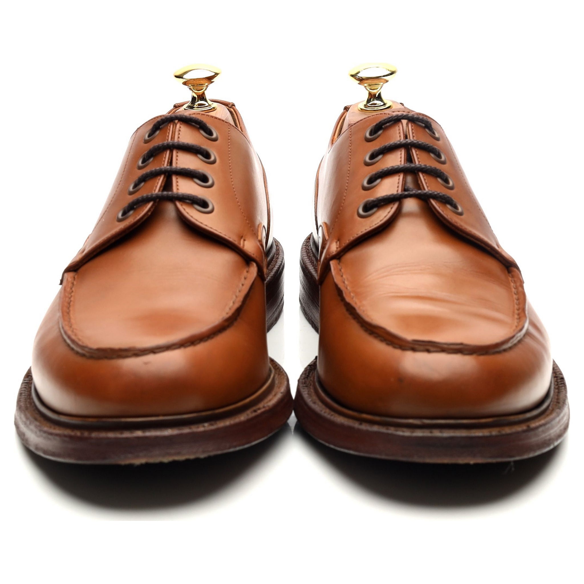 Church's Brixham derby cuir marron clair UK 8 semelle cuir