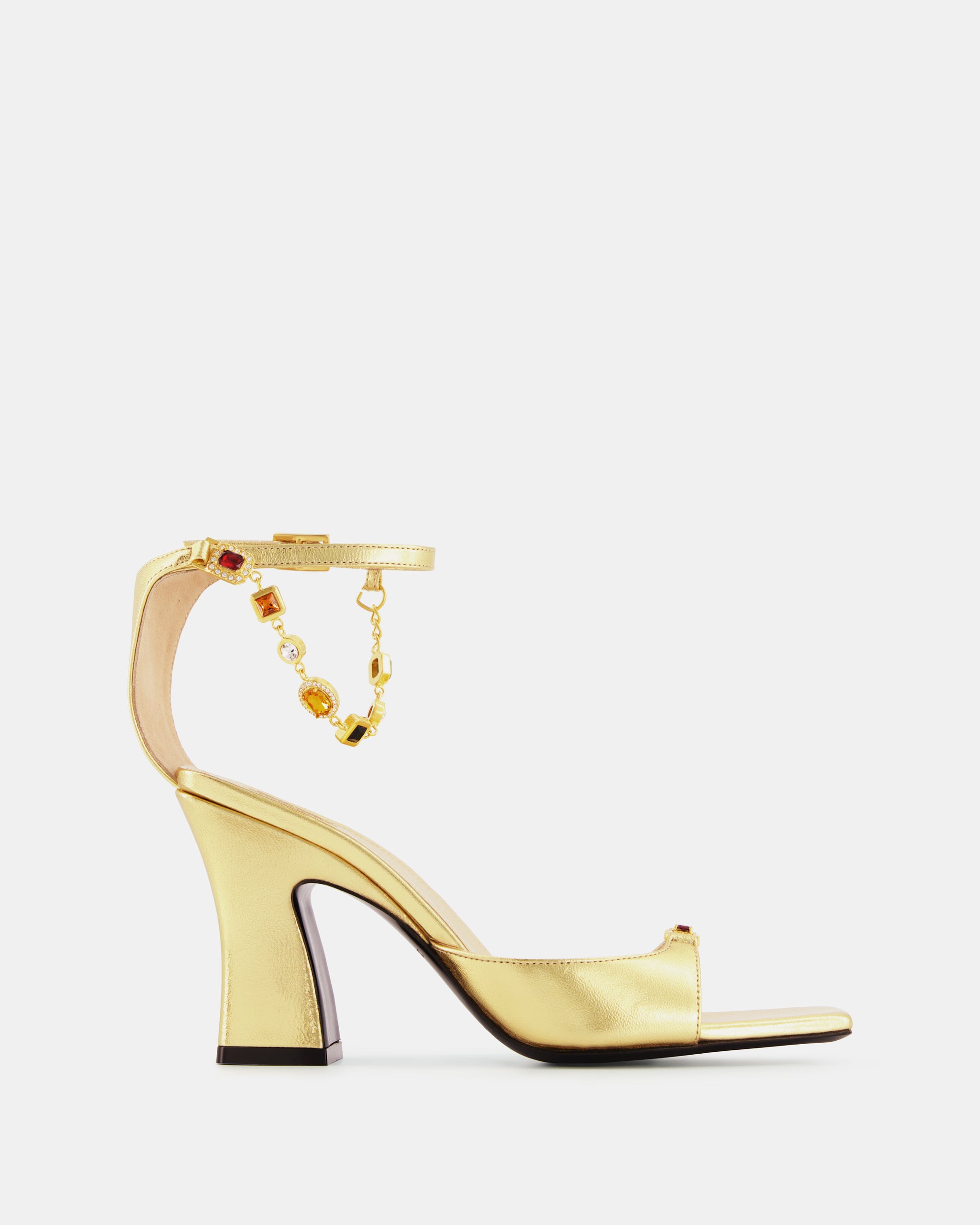 Nodaleto Gemma 90 sandales cuir doré Gold Metallic talon 9 cm