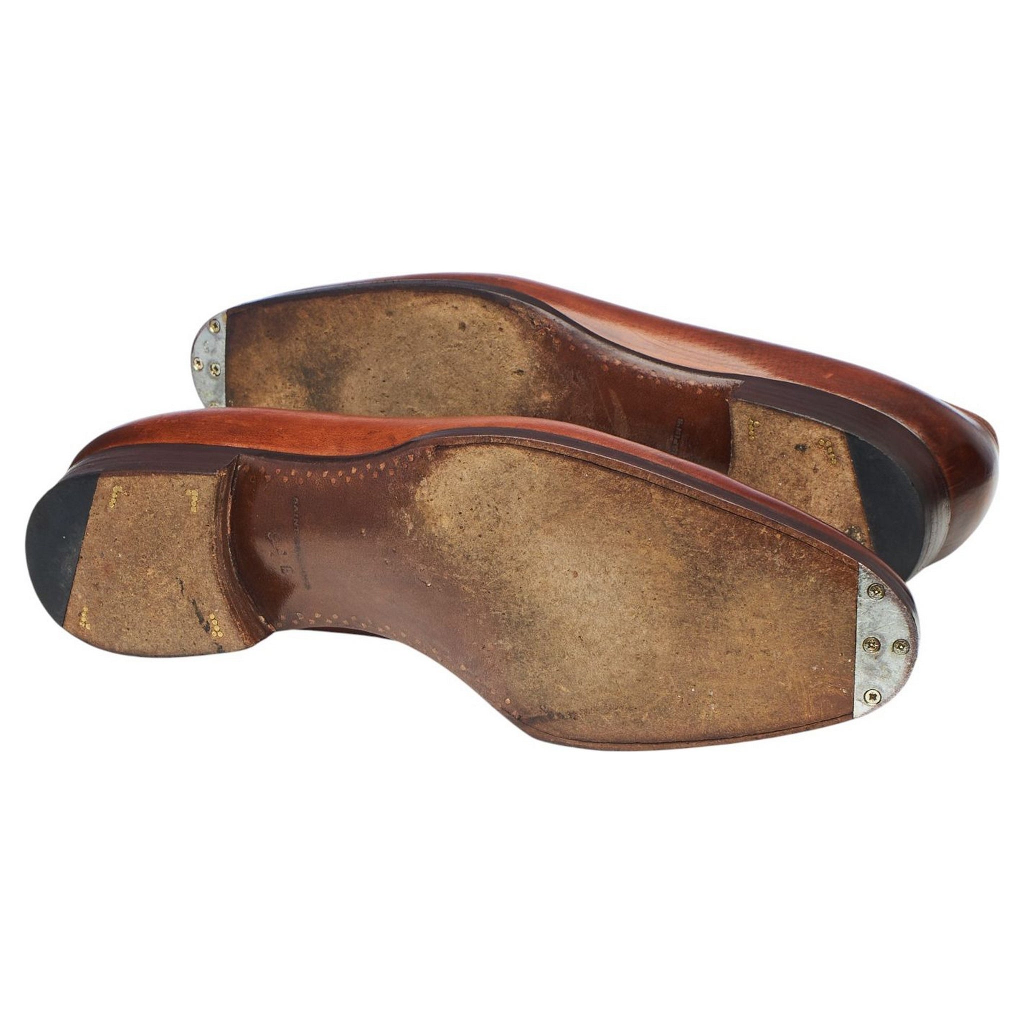 Saint Crispin's 111 mocassin cuir grain russe UK 9.5