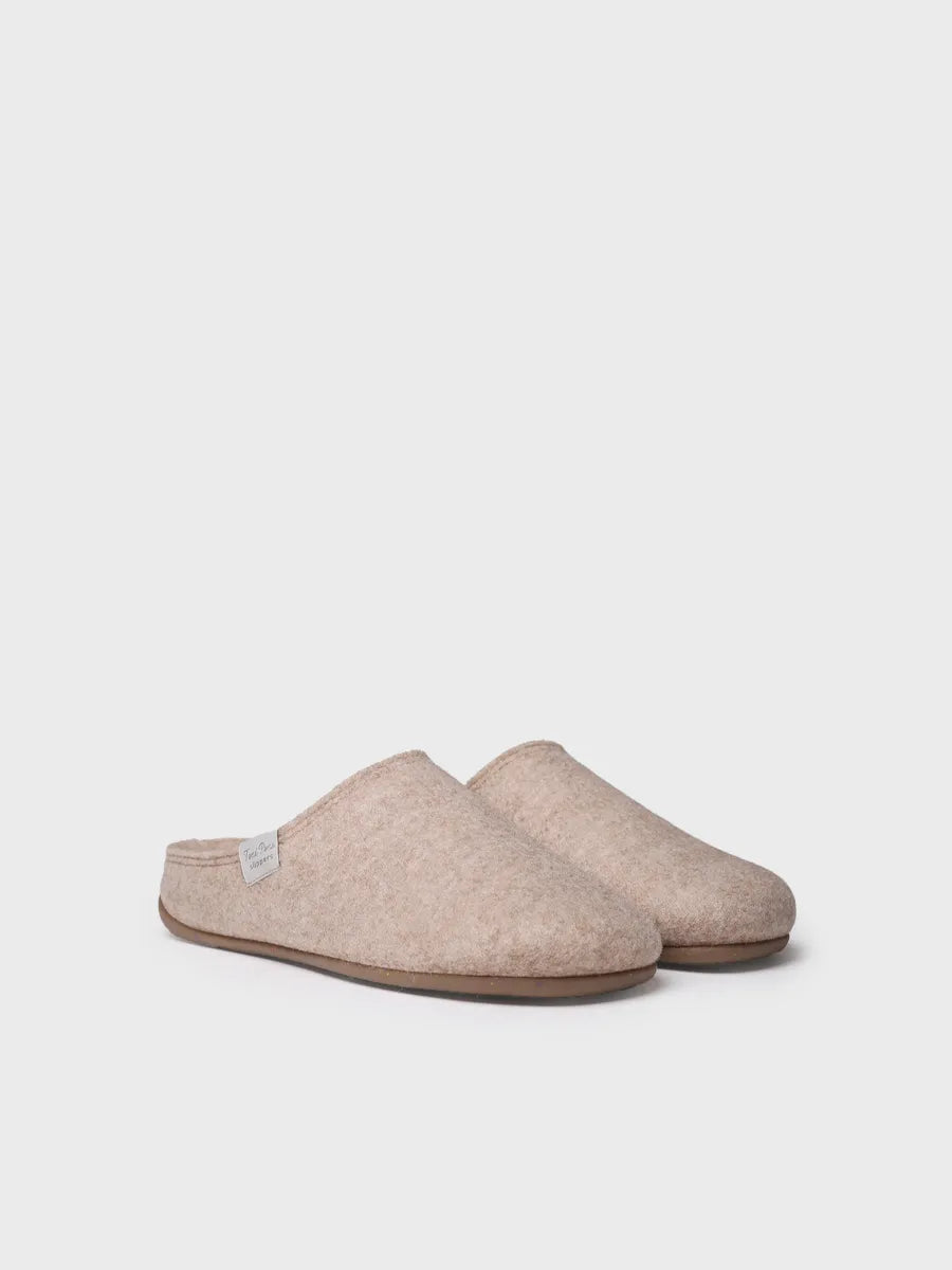 Toni Pons Mona-fr mule feutre recyclé beige