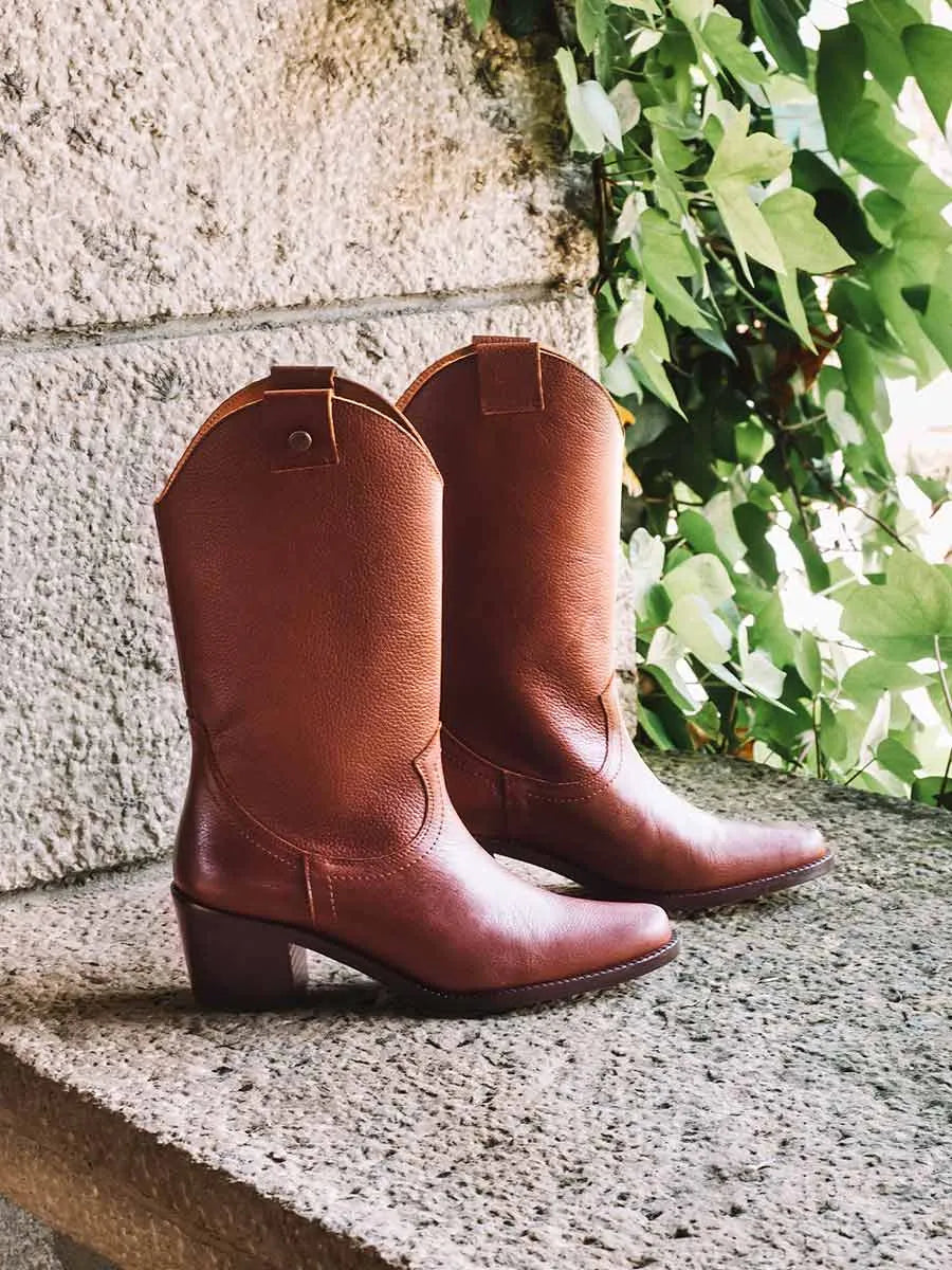 Toni Pons Ubeda boots femme cuir talon 6 cm