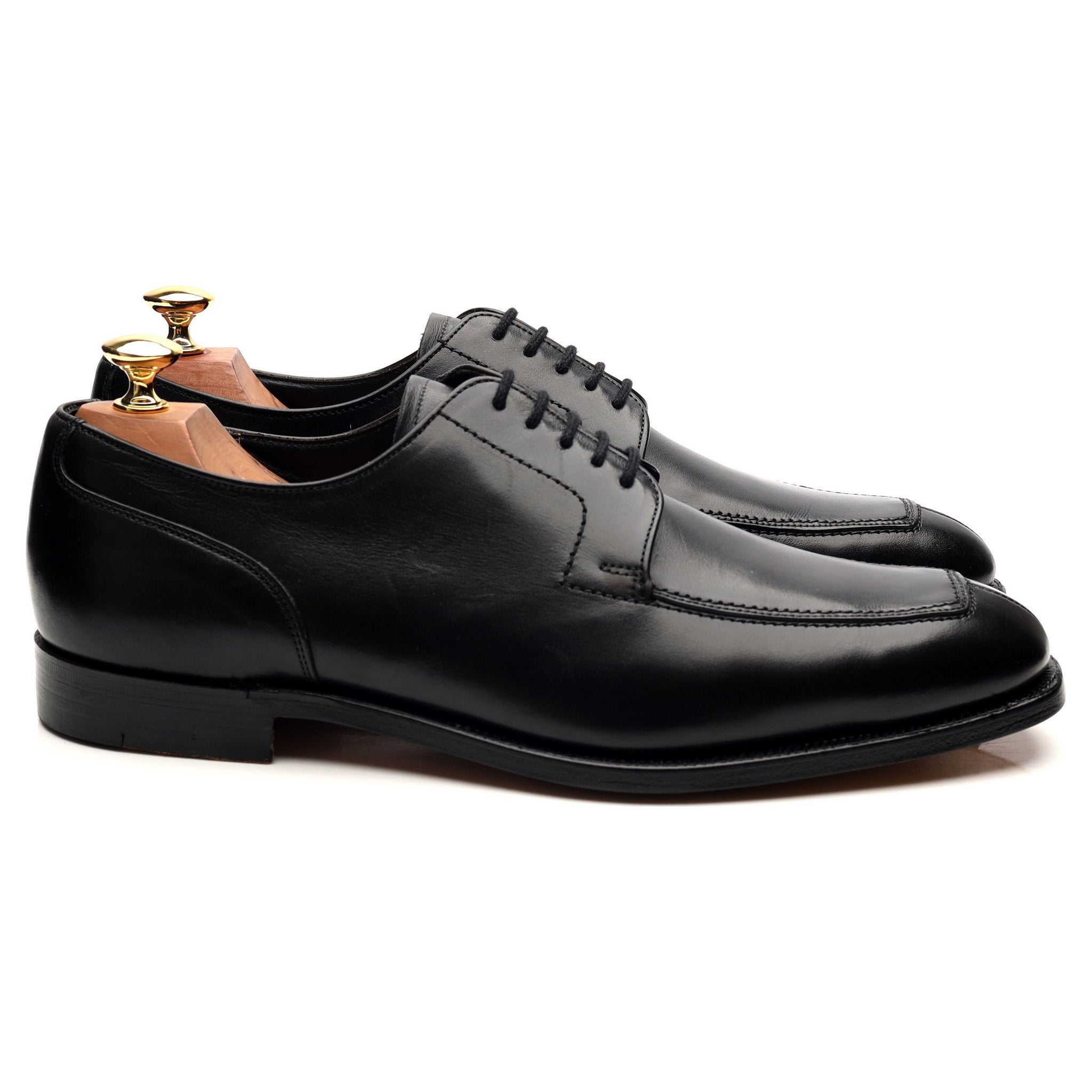 Beams derby cuir noir bout fendu pointure UK 9