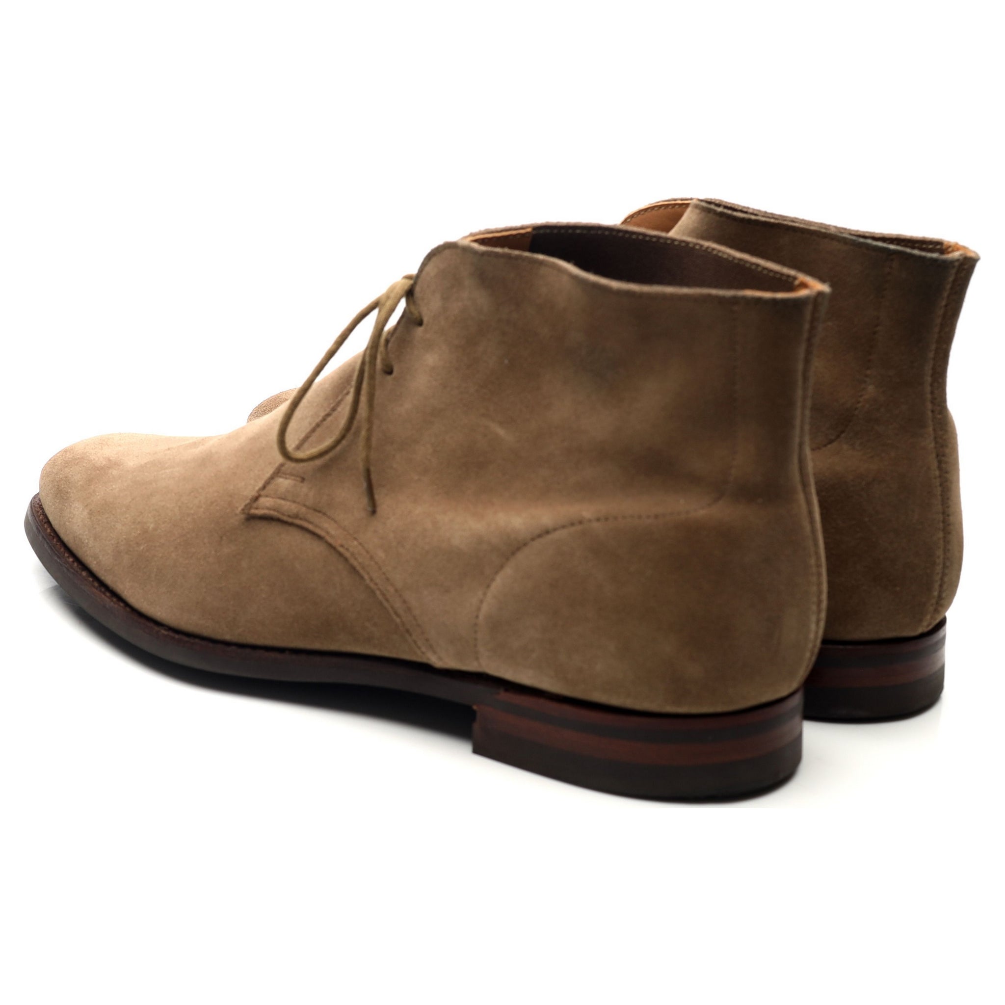 Crockett & Jones Sulgrave boots chukka daim pierre UK 8.5