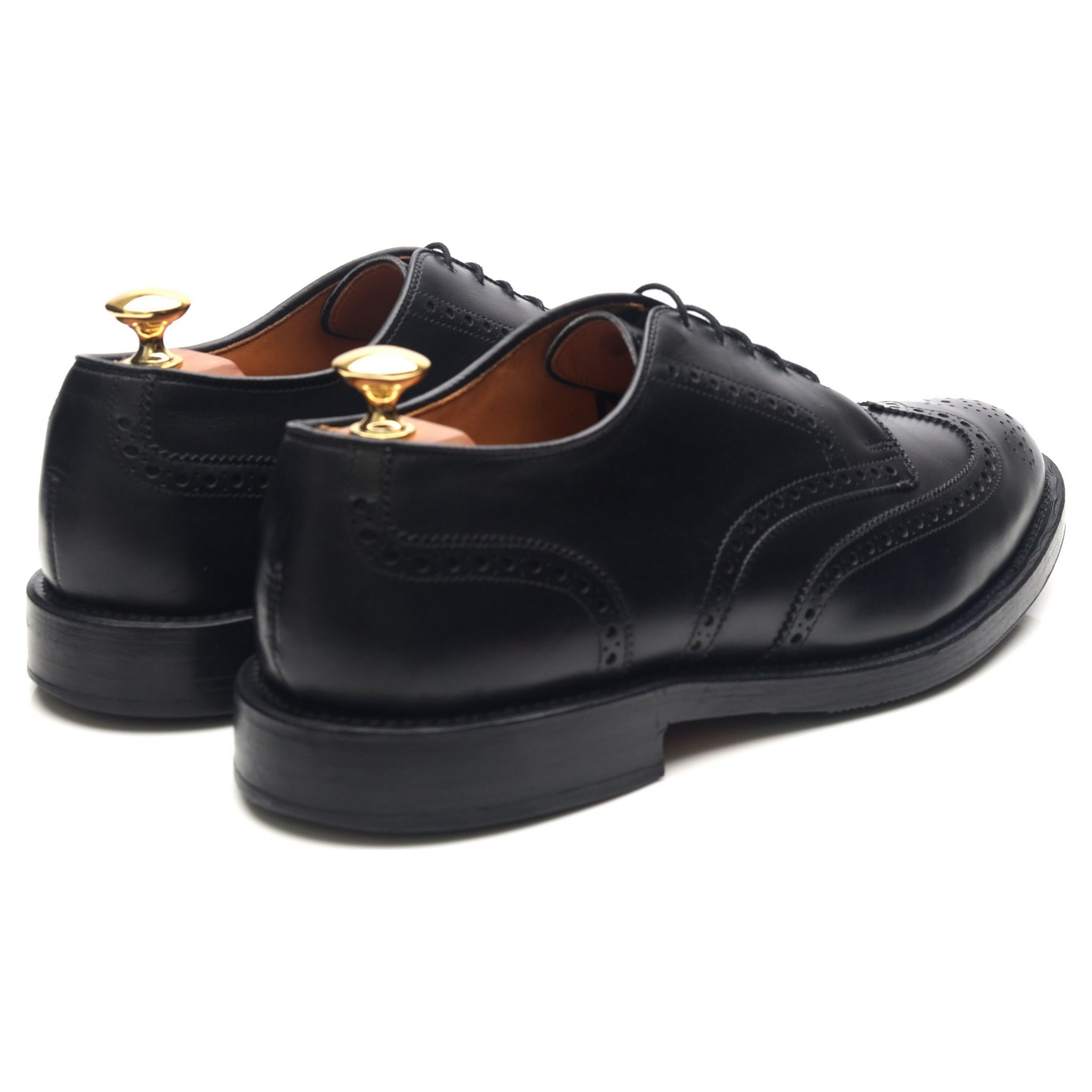 Allen Edmonds Auburn derby brogues cuir noir UK 9