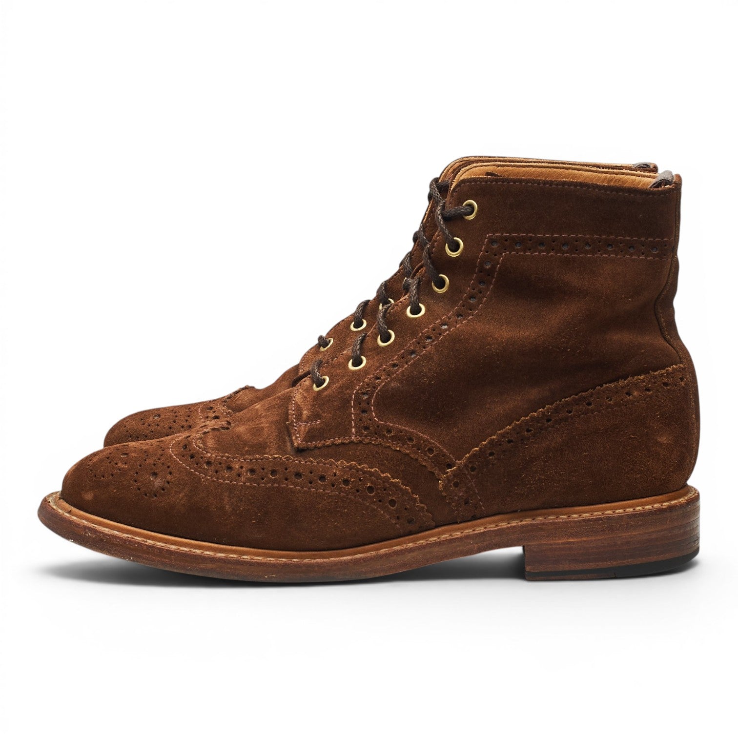 Herring Newmarket bottines daim marron UK 8.5