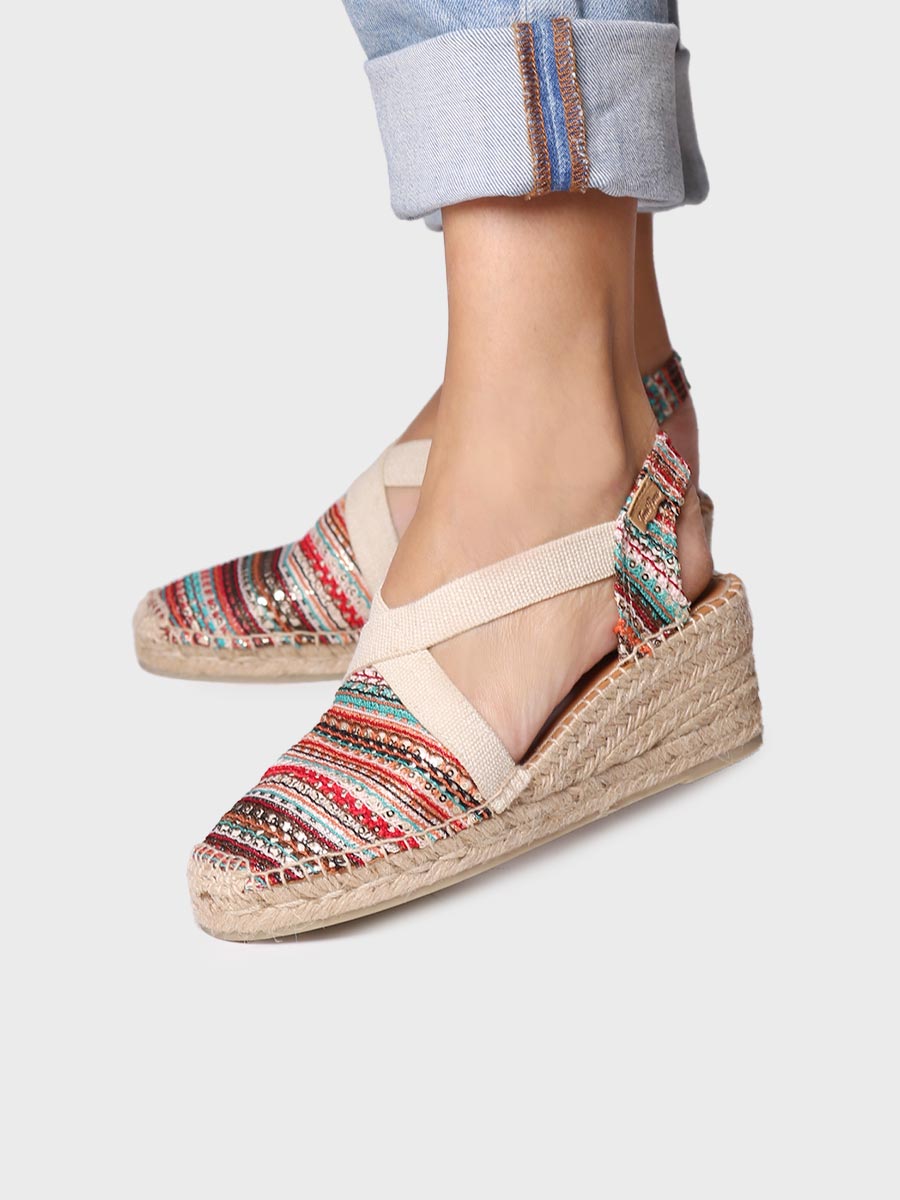 Toni Pons Terra-CH espadrilles compensées multicolore