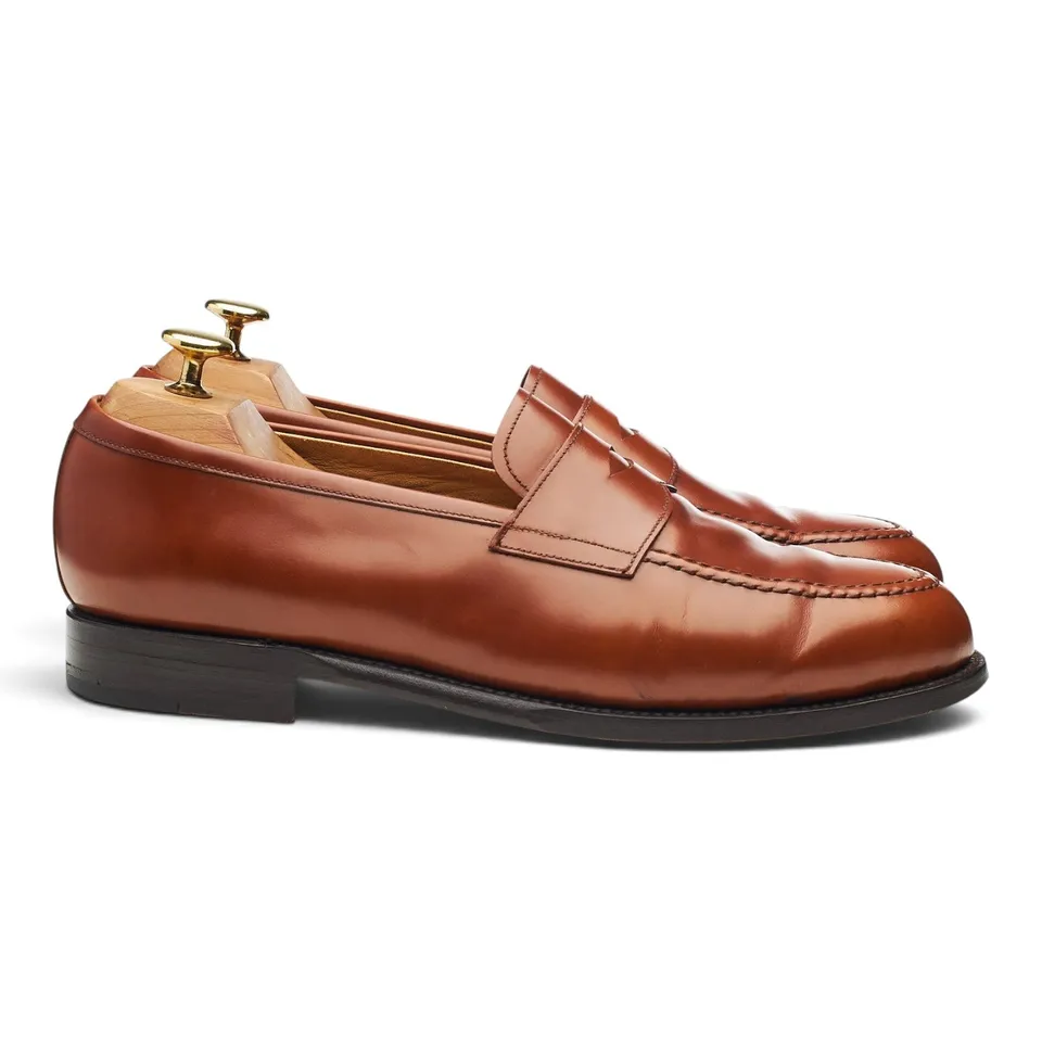 Morjas mocassins cuir marron clair homme UK 8