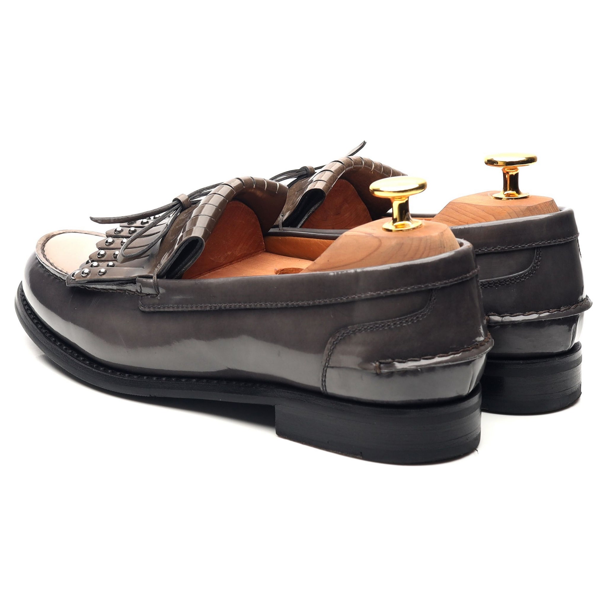 Church's Rachel mocassins cuir gris franges UK 4