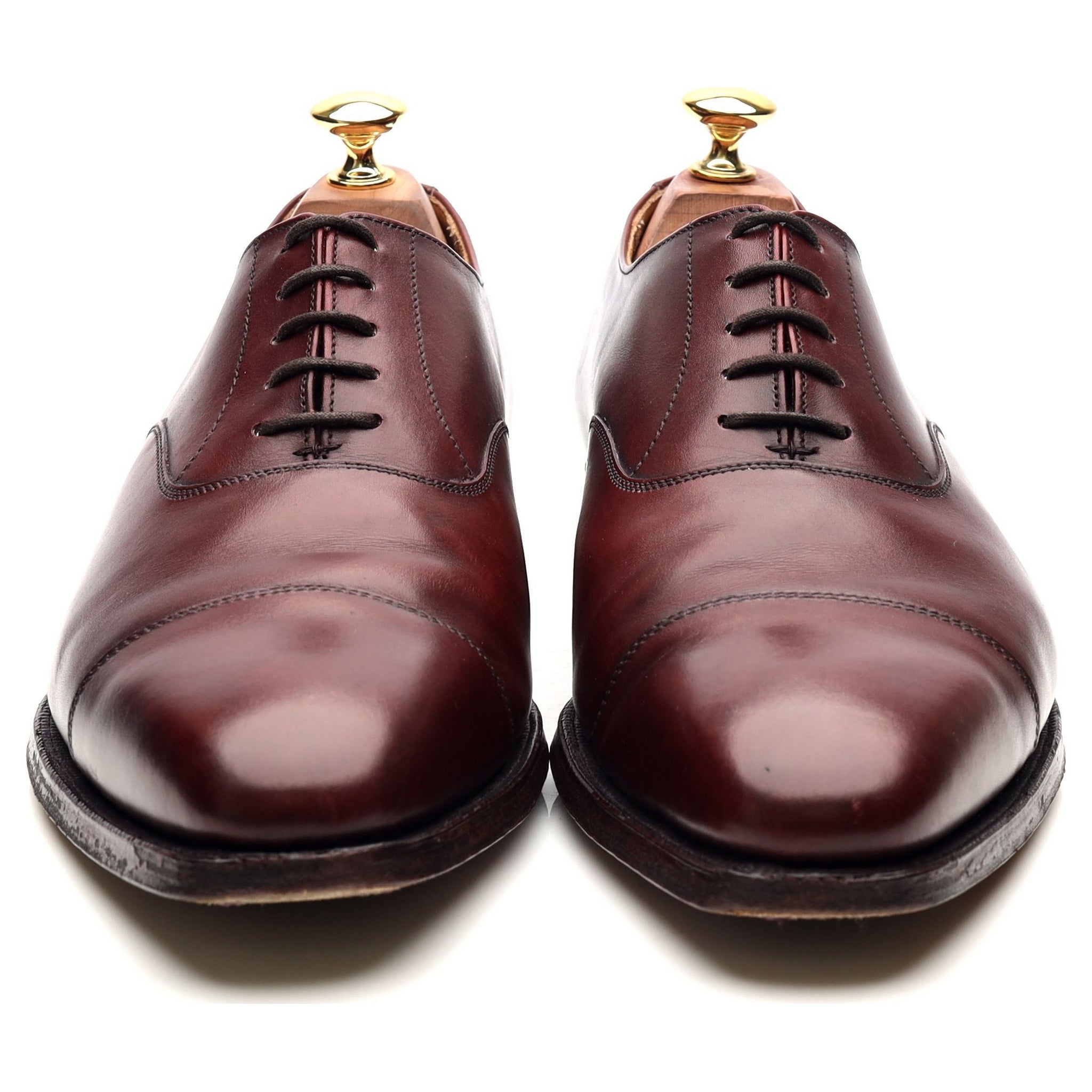 Crockett & Jones oxford cuir bordeaux pointure UK 8.5