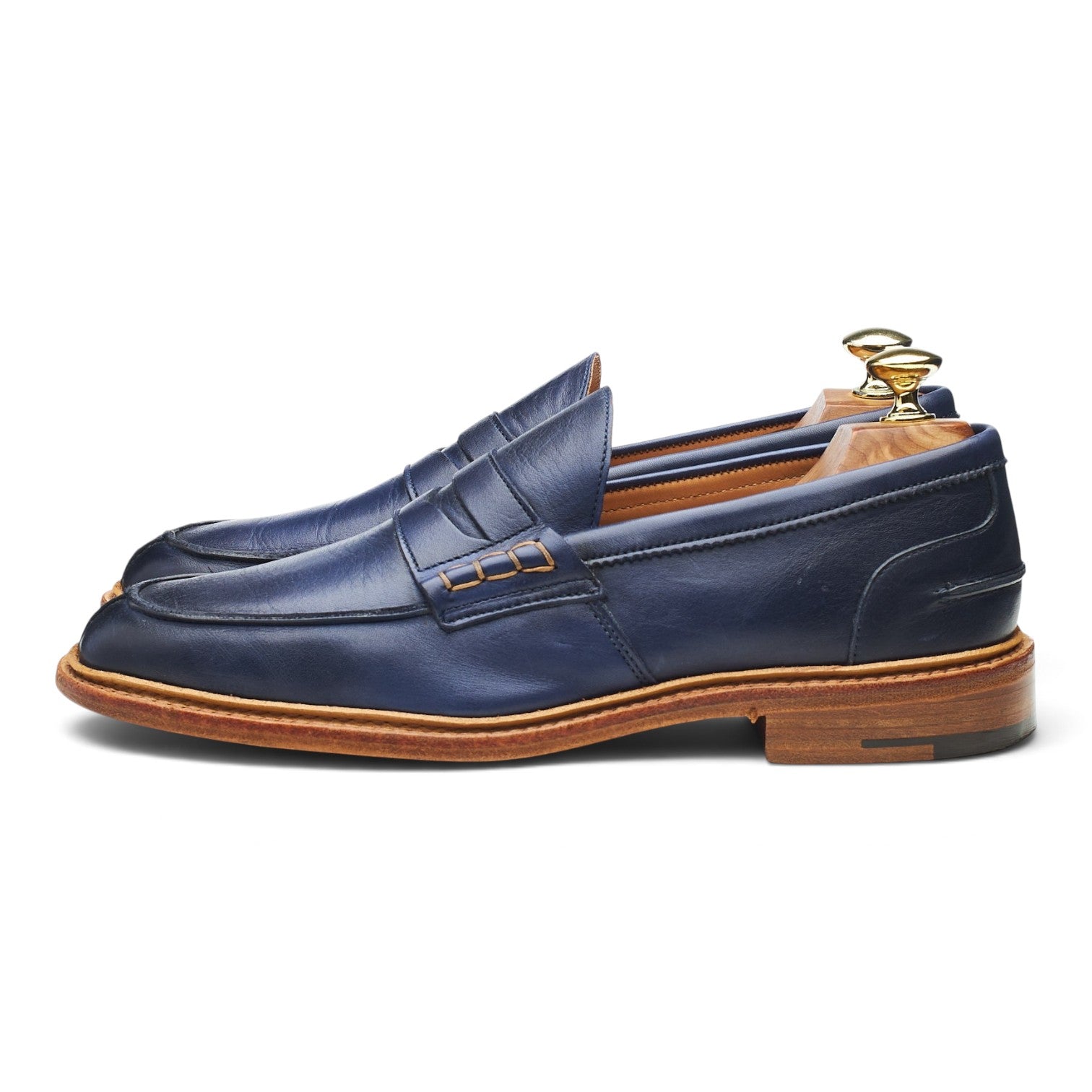 Tricker’s Eva mocassin cuir bleu pointure UK 7.5