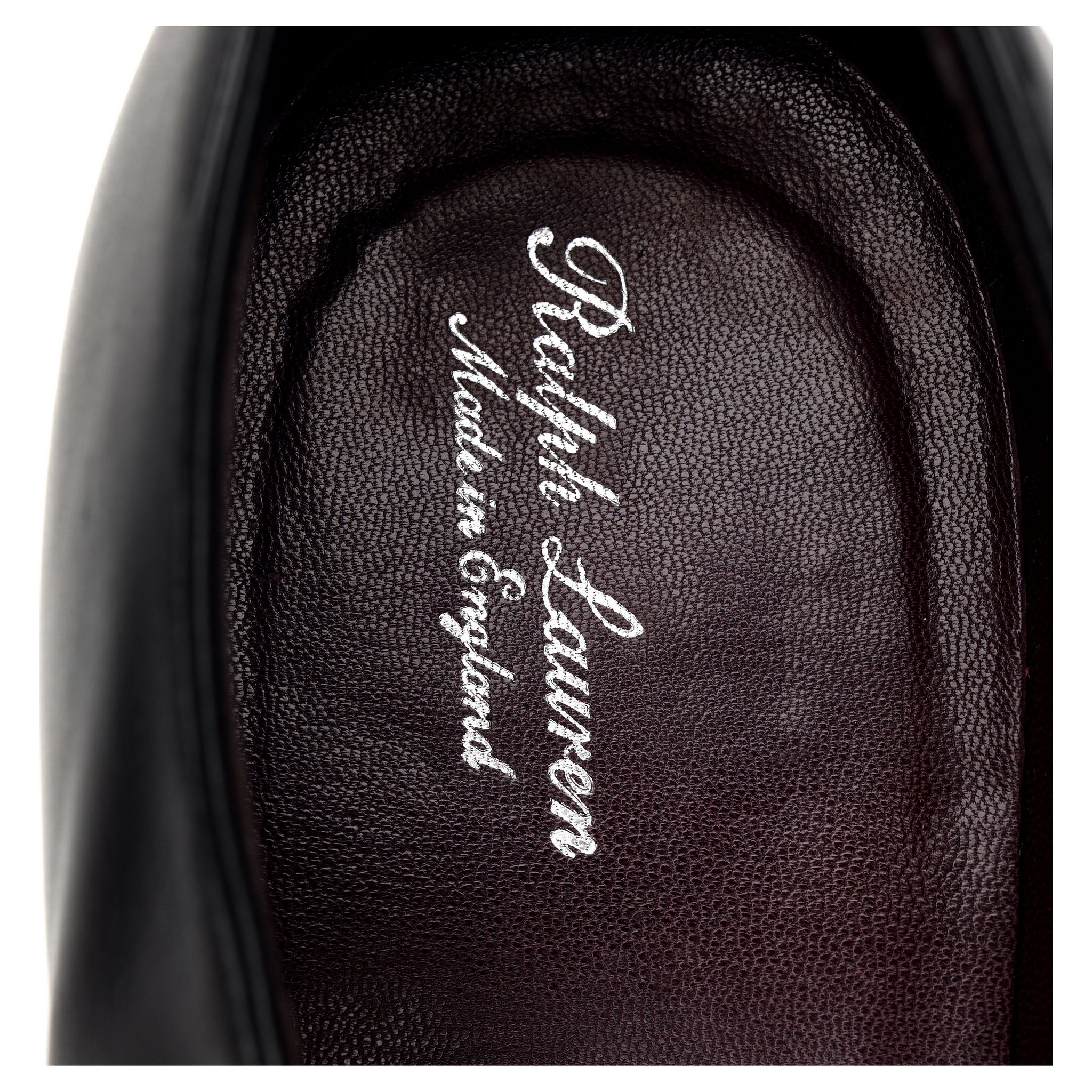 Ralph Lauren richelieu cuir noir pointure UK 11 C