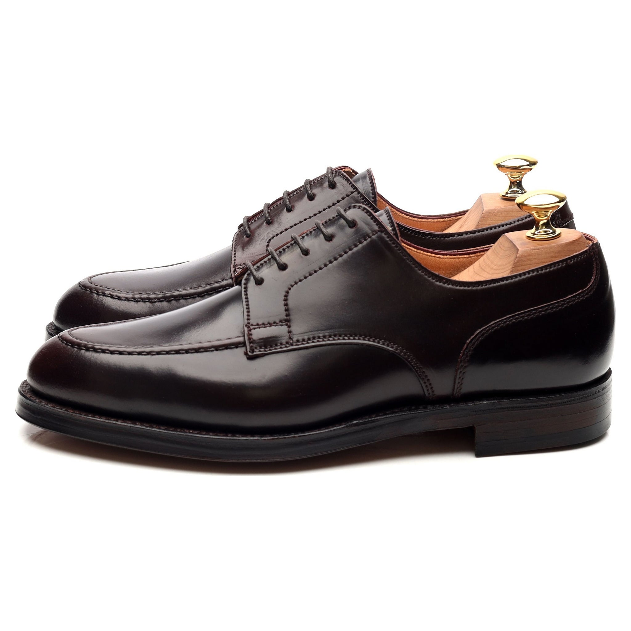 Crockett & Jones Onslow derby cuir cordovan bordeaux 6,5