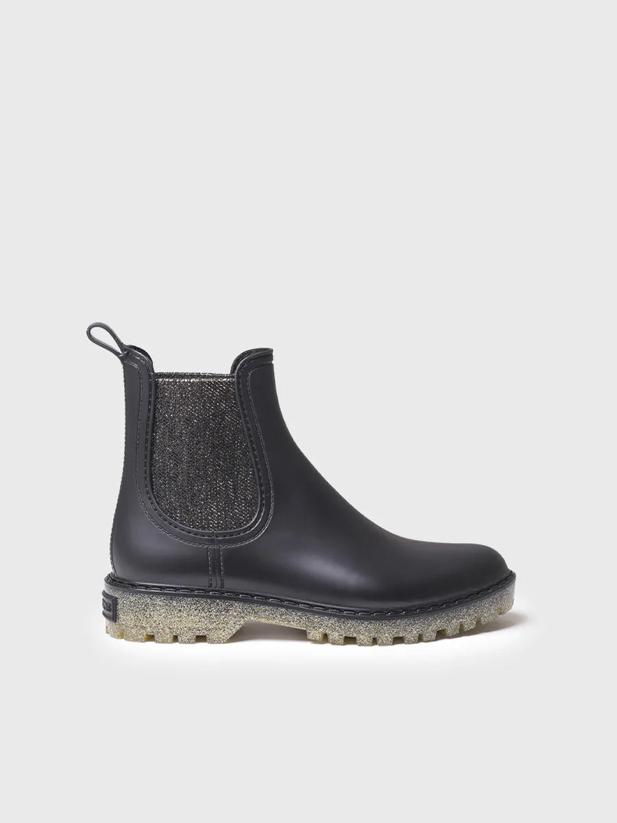 Toni Pons Colonia bottes de pluie femme noir imperméable