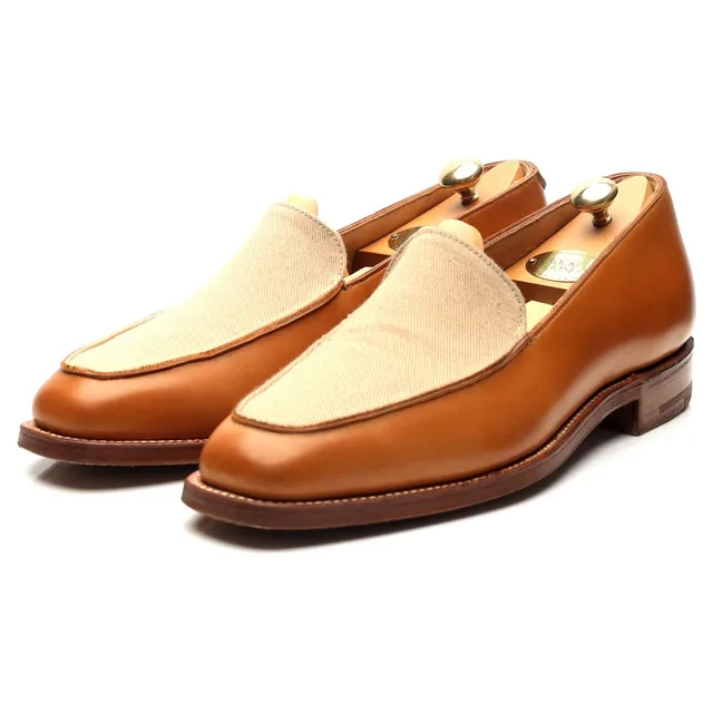 Crockett & Jones Fulmer mocassins cuir marron femme UK 4.5