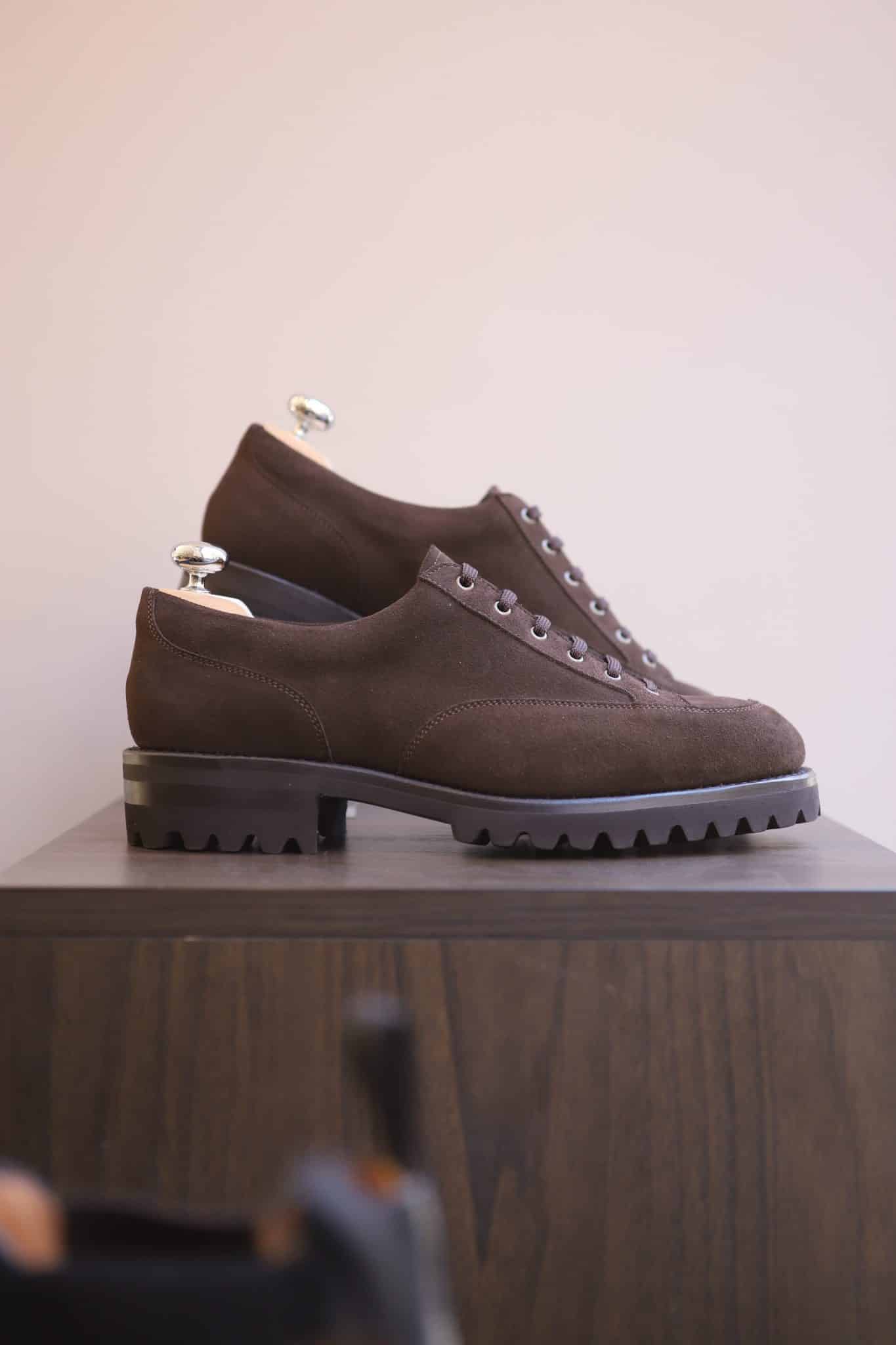 Malfroid Explorer II Low derby suède déperlant commando