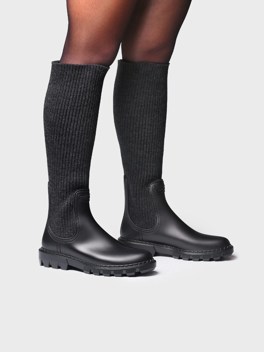 Toni Pons Carpi bottes hautes femme caoutchouc maille