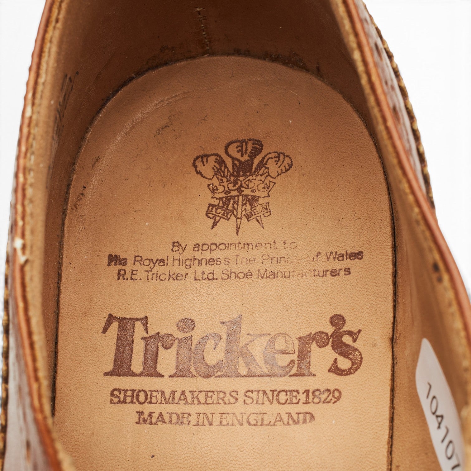 Tricker's Bourton derbies cuir marron UK 6