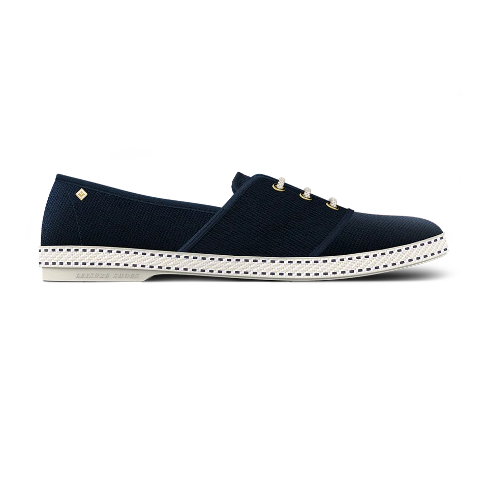 Rivieras Lacets 4014 espadrilles toile marine coton