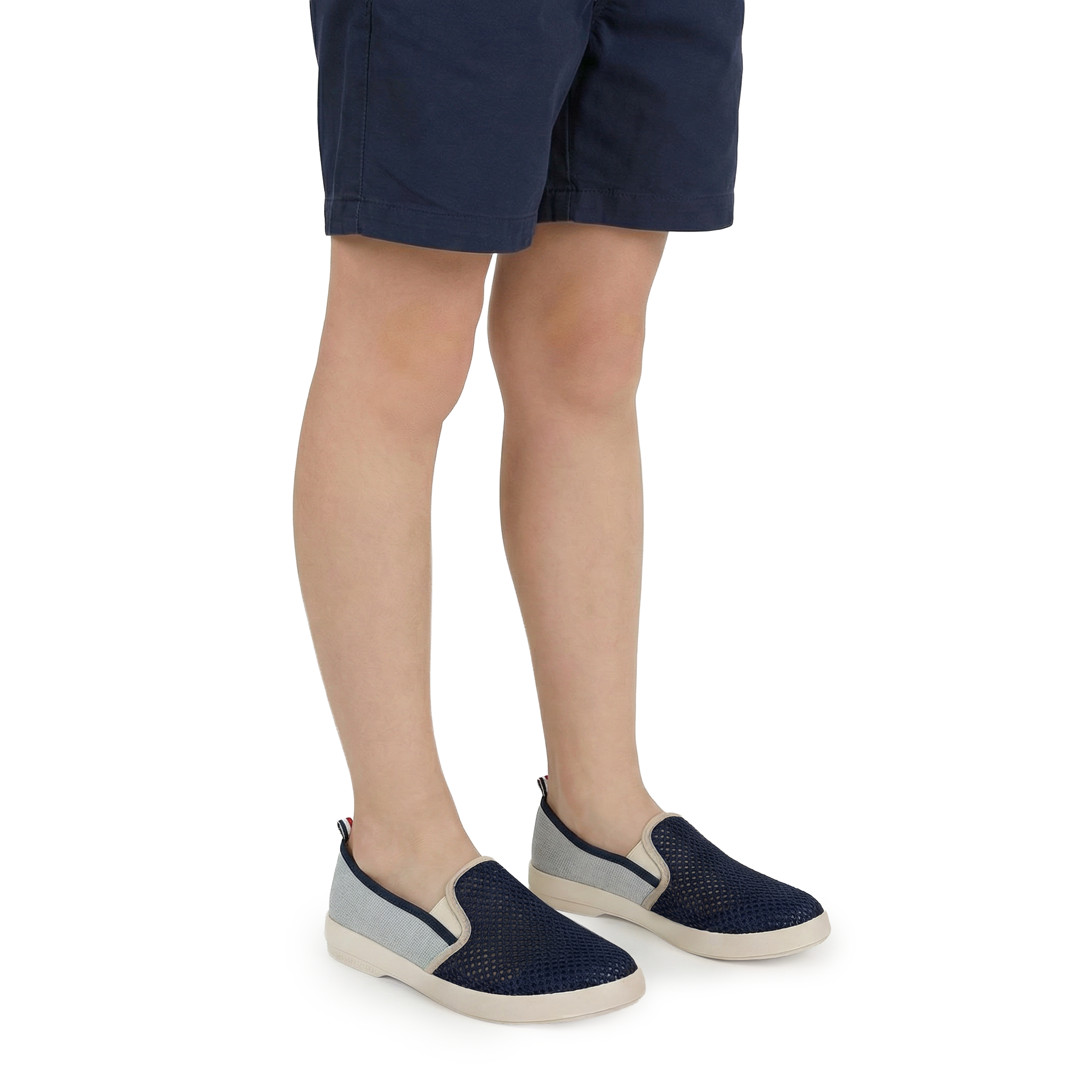 Rivieras Classic Enfant Match Marine Gris espadrilles enfant