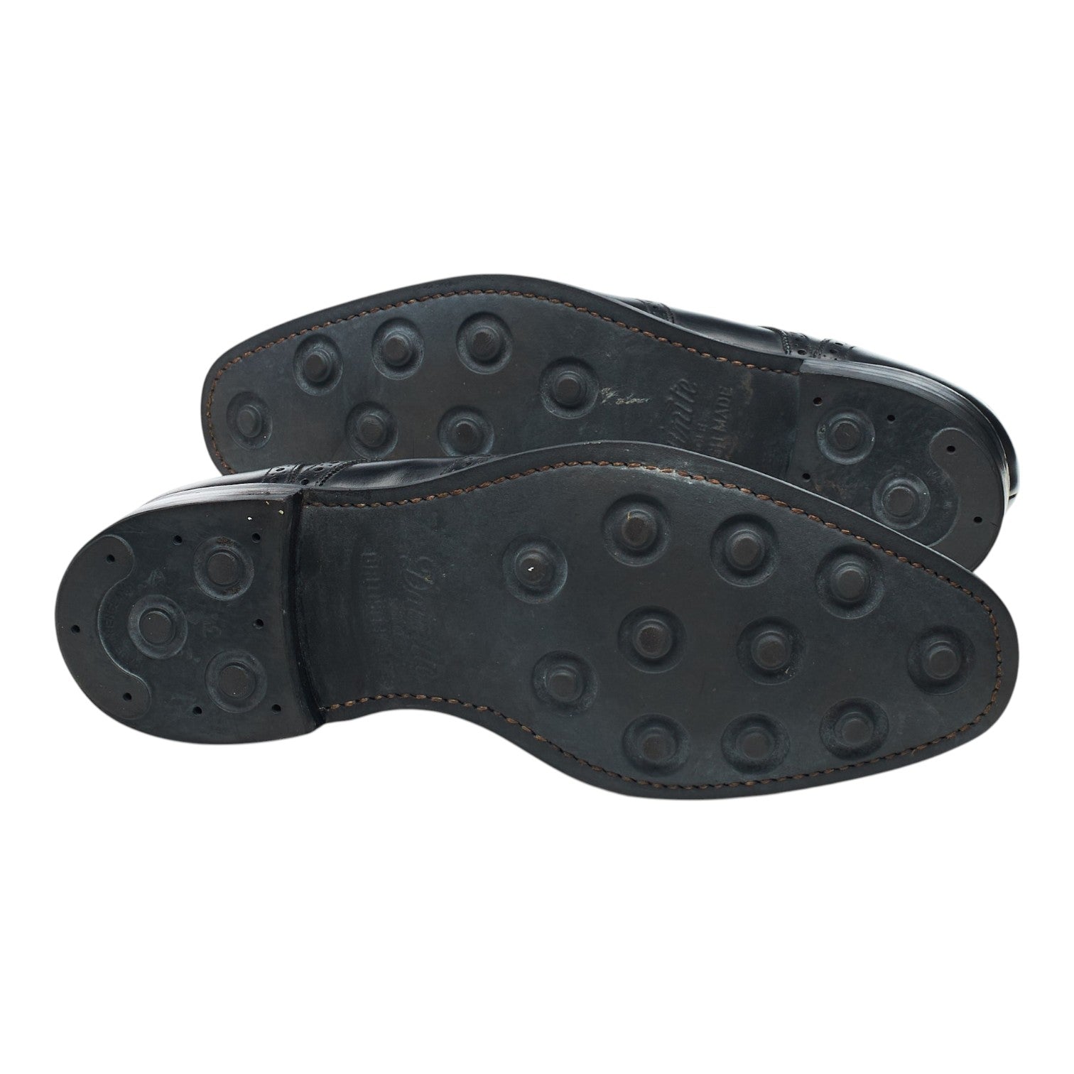 Loake 1880 Wembley derby brogues cuir noir UK 8.5 G