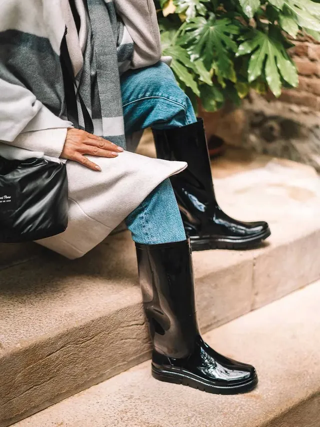 Toni Pons Clermont bottes de pluie femme caoutchouc brillant