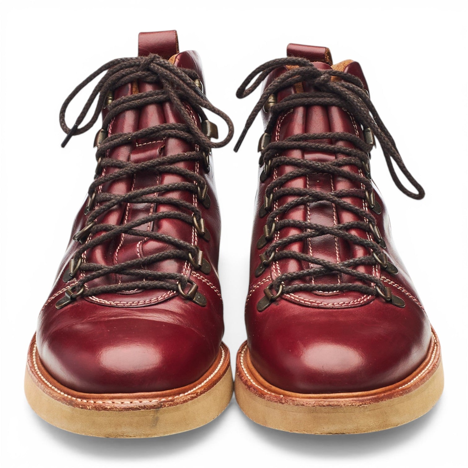 Barker Frank boots cuir bordeaux UK 7.5