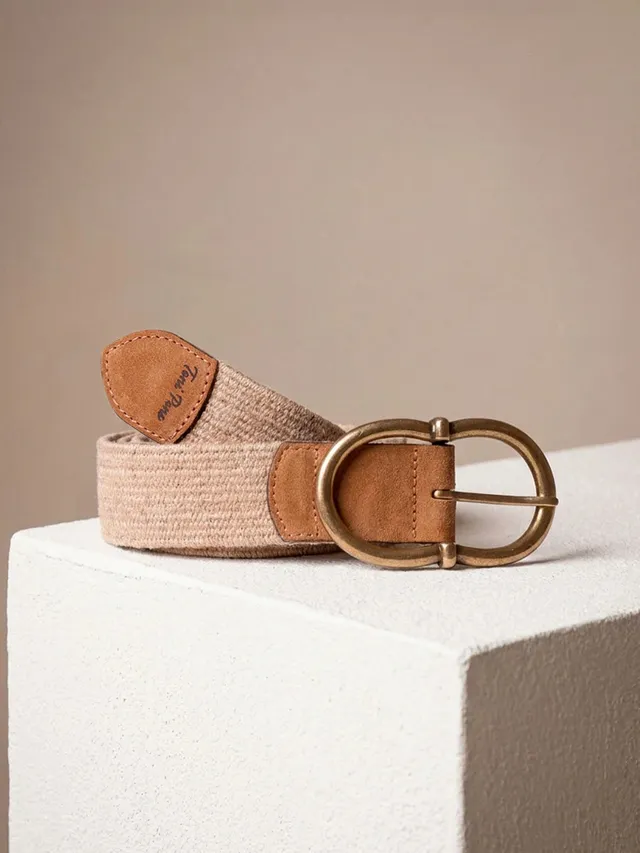 Toni Pons Nela ceinture femme jute naturel élastique