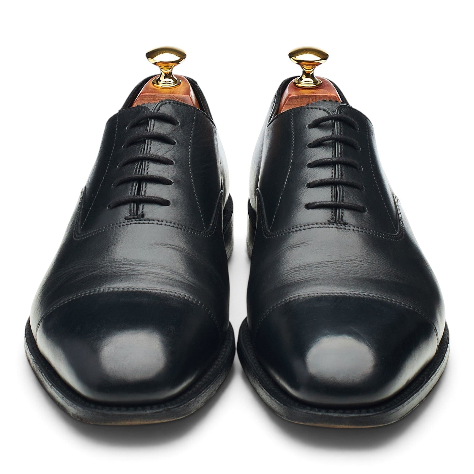 Loake 1880 Aldwych richelieu cuir noir pointure UK 9