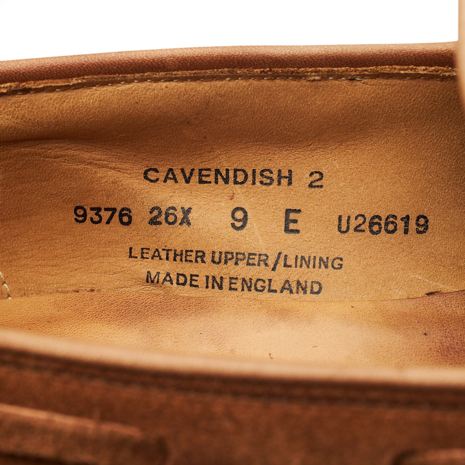 Crockett & Jones Cavendish 2 Mocassin Daim Marron UK 9