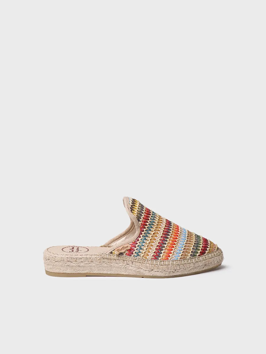 Toni Pons June-MA mules espadrilles raphia multicolore