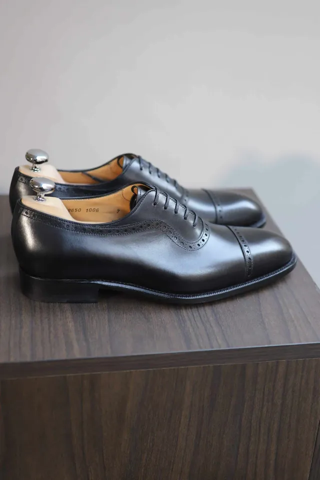 Malfroid Bristol oxford semi-brogue cuir élégant