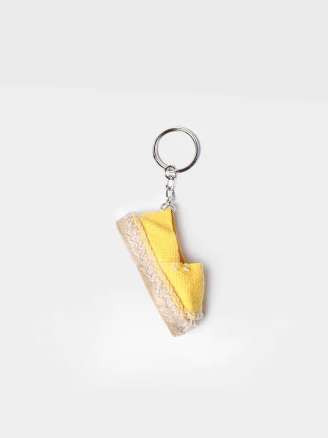 Toni Pons Clauer-TP porte-clés espadrille jaune
