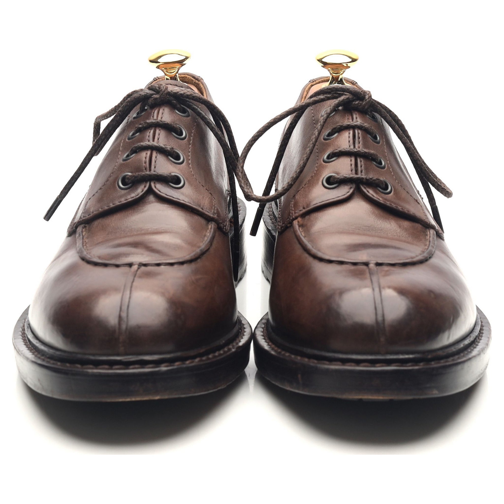Officine Creative derby cuir marron foncé UK 6