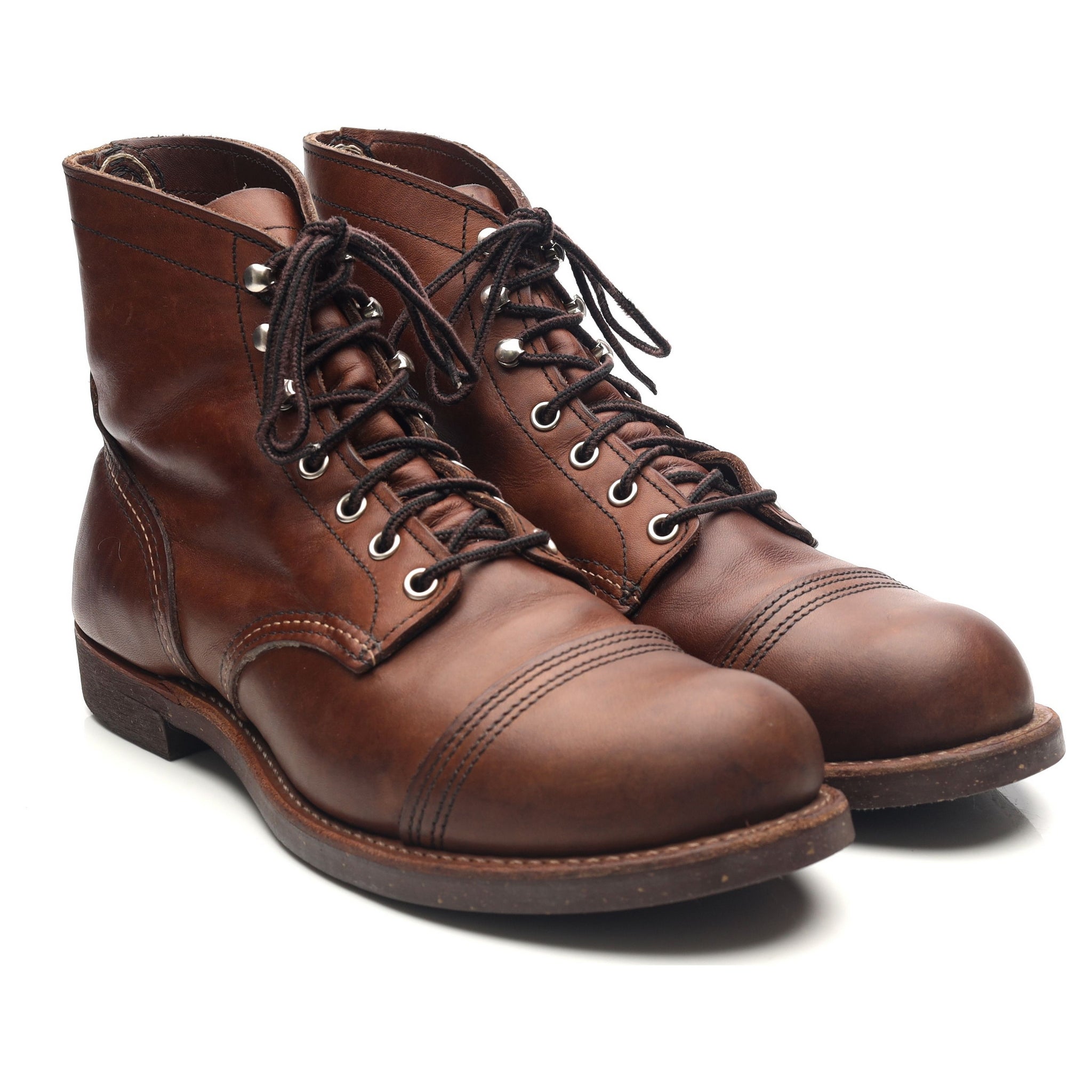 Red Wing 8111 Iron Ranger boots cuir marron UK 9