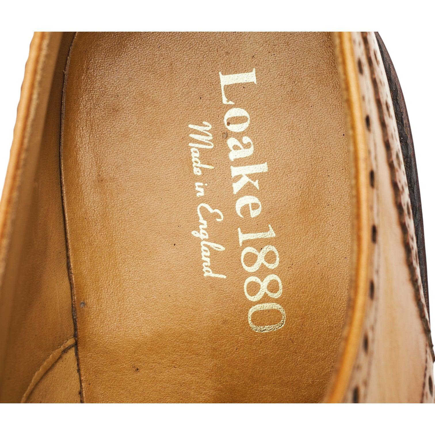 Loake Chester 2 derbies cuir marron clair UK 10