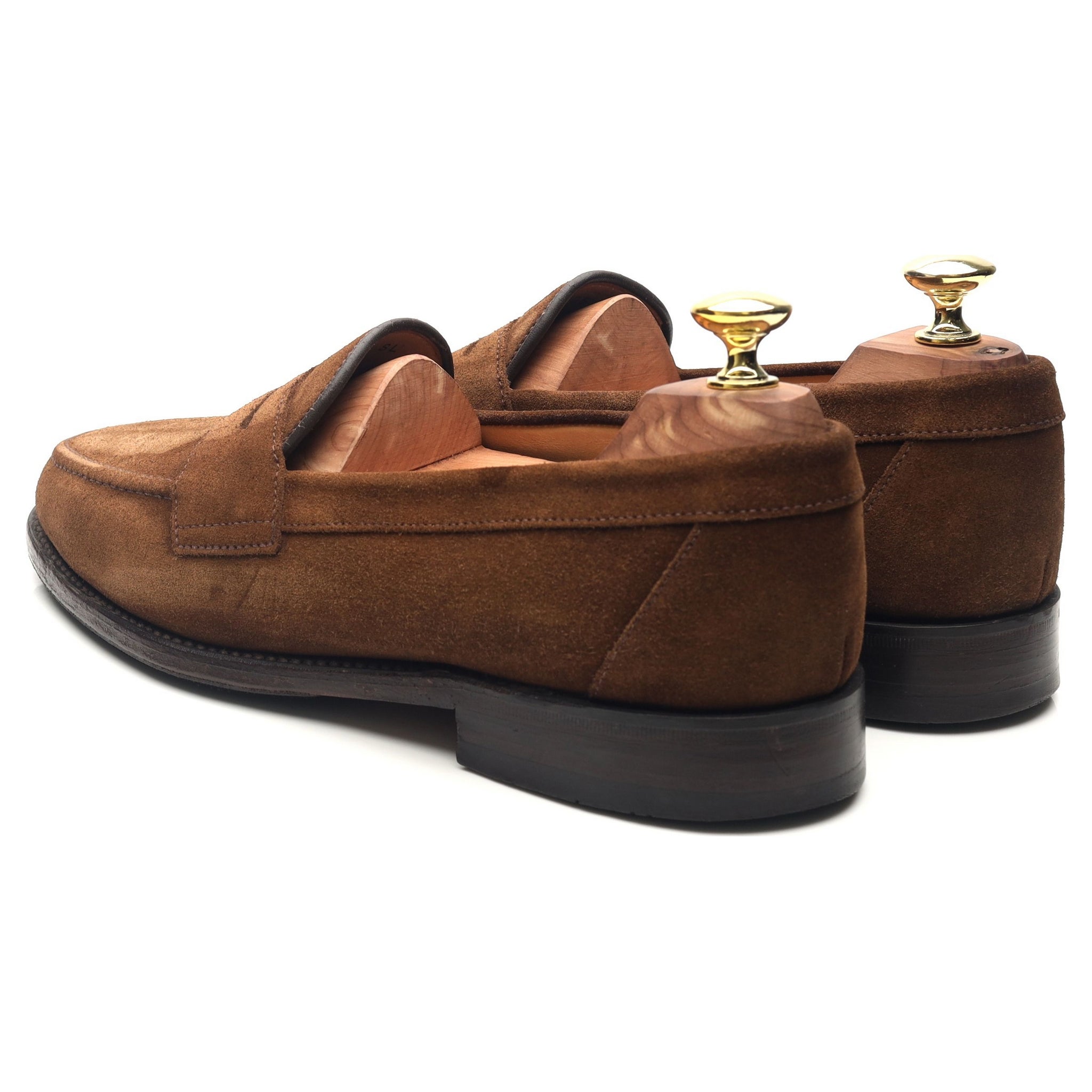 Loake Eton mocassins suède marron UK 7.5