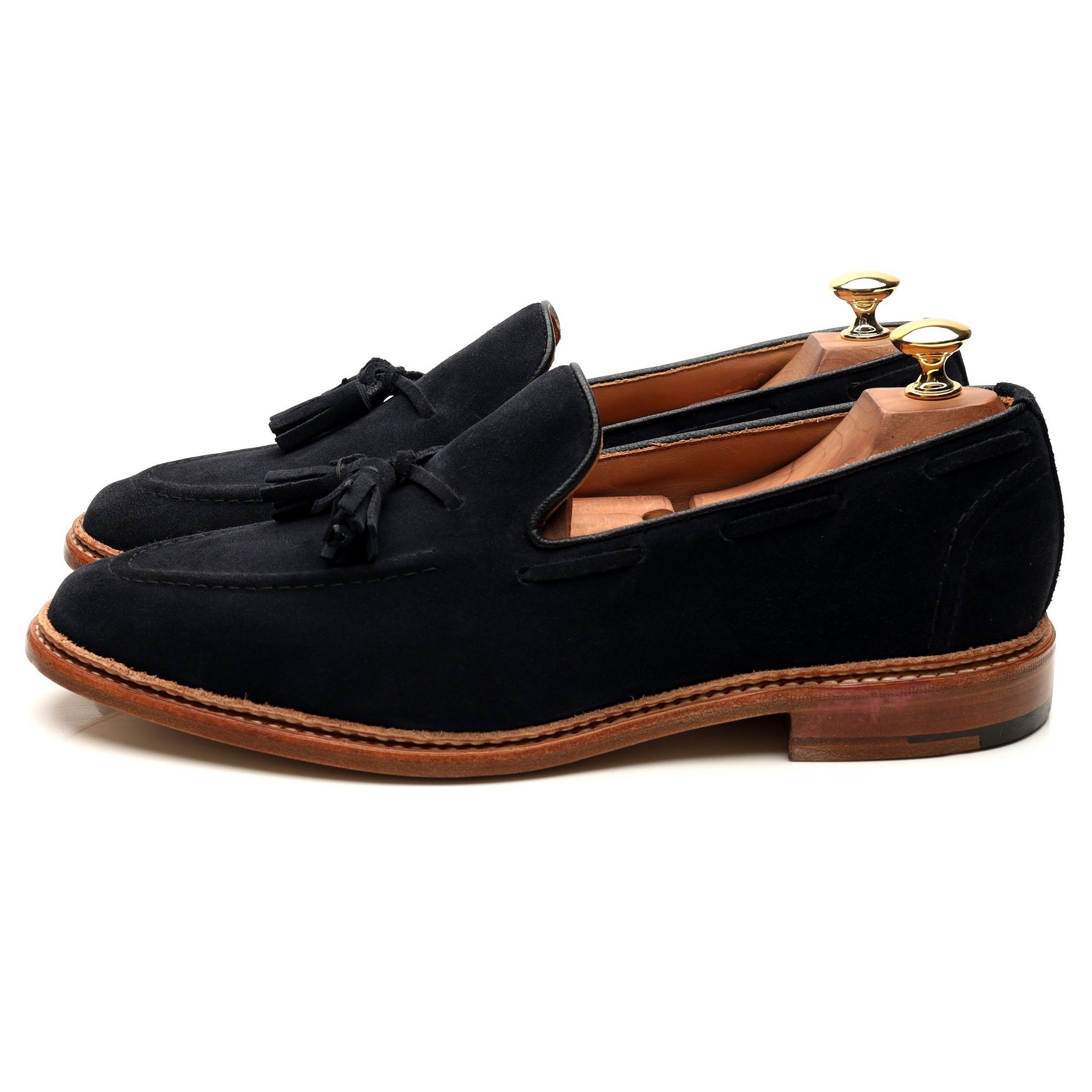 Trickers Elton mocassins daim noir pointure UK 9