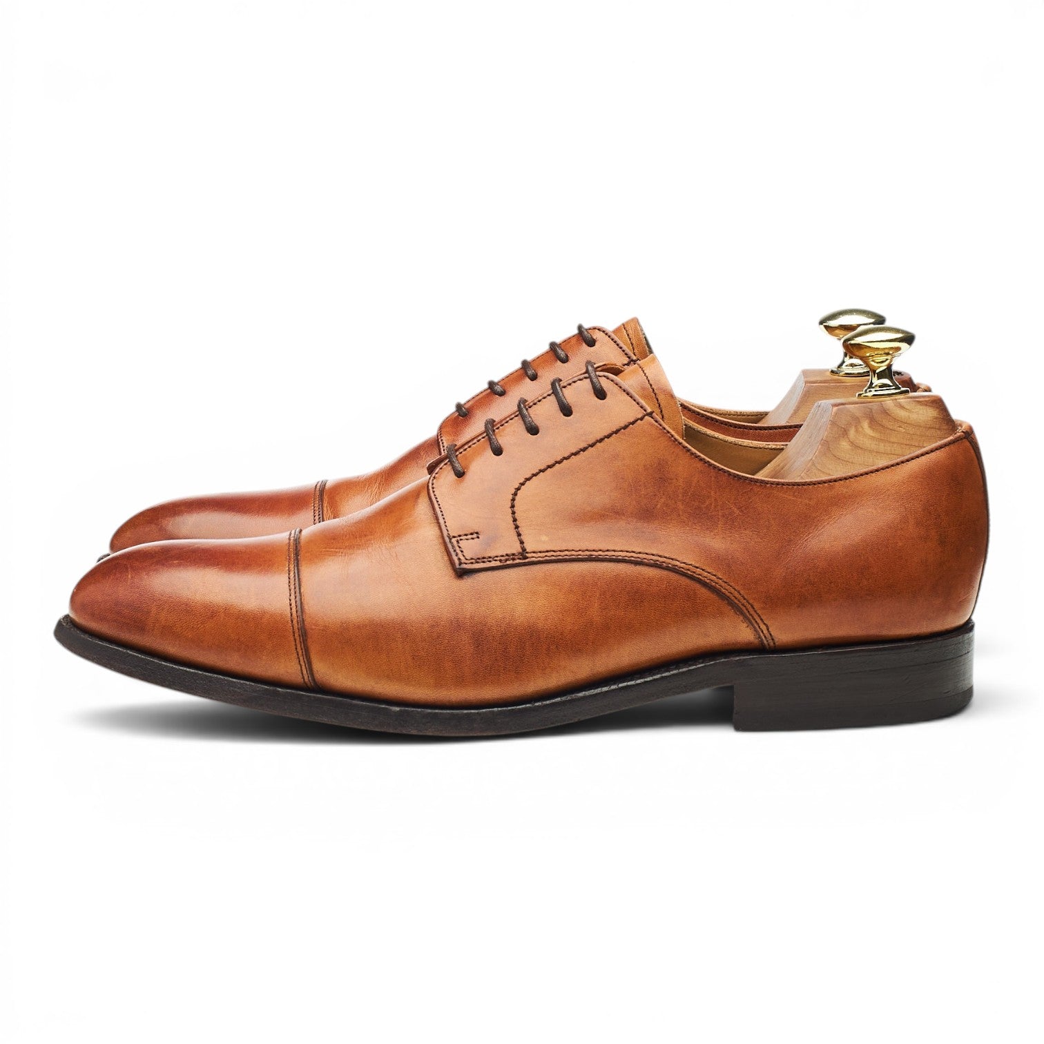 Barker Epping derby cuir marron UK 7 cuir de veau