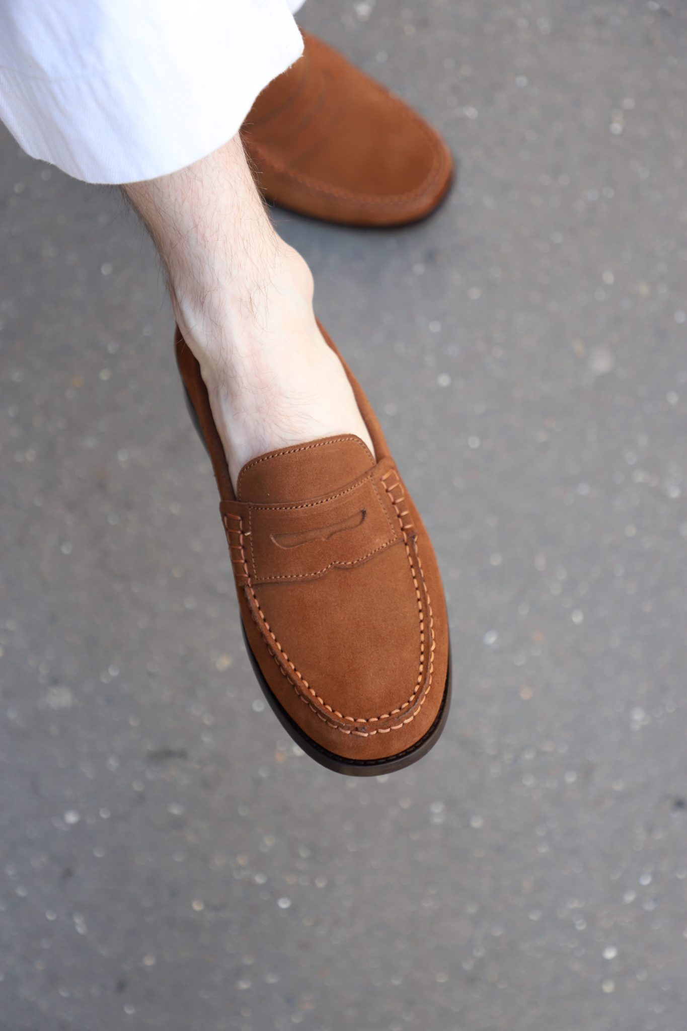Malfroid Vauban mocassin homme daim cousu Blake