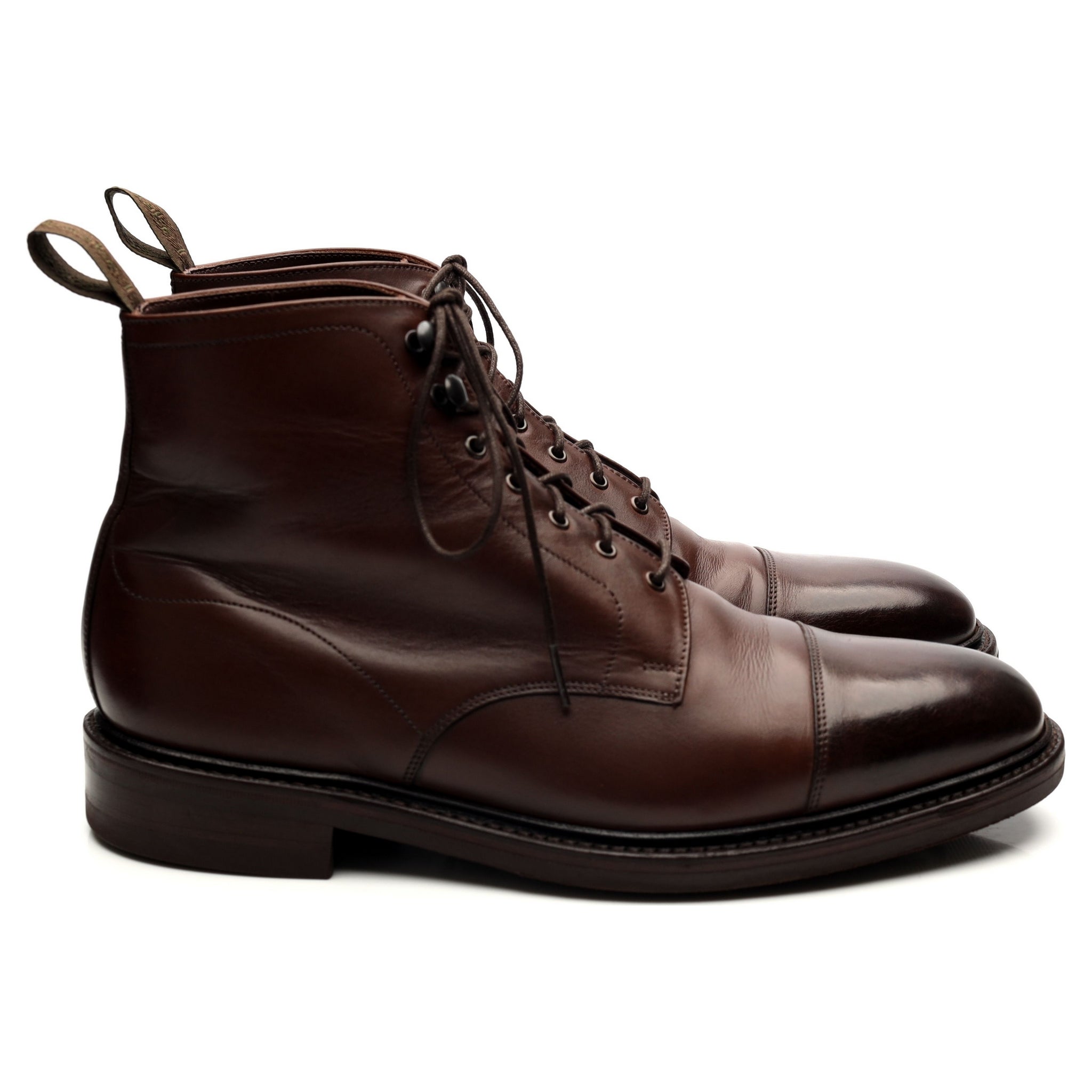 Loake 1880 Roehampton boots cuir marron foncé UK 8,5