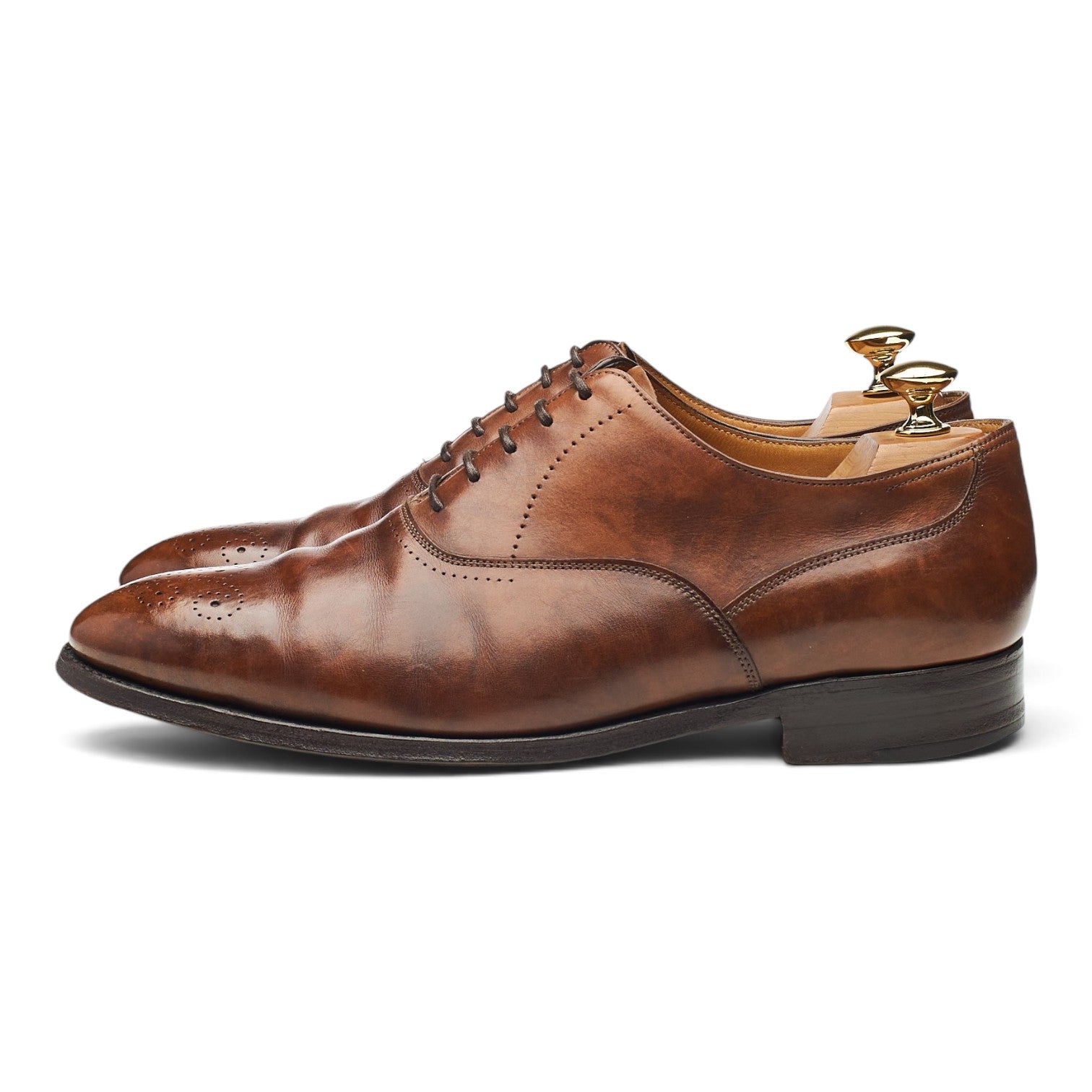 John Lobb Brighton derby cuir marron pointure UK 6.5 EE