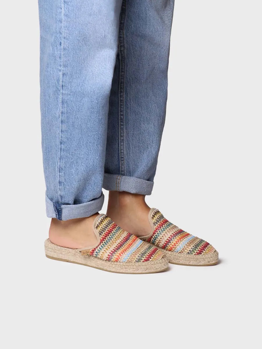 Toni Pons June-MA mules espadrilles raphia multicolore