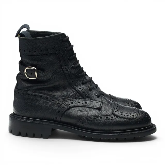 Tricker's Maria bottines cuir noir pointure UK 4,5