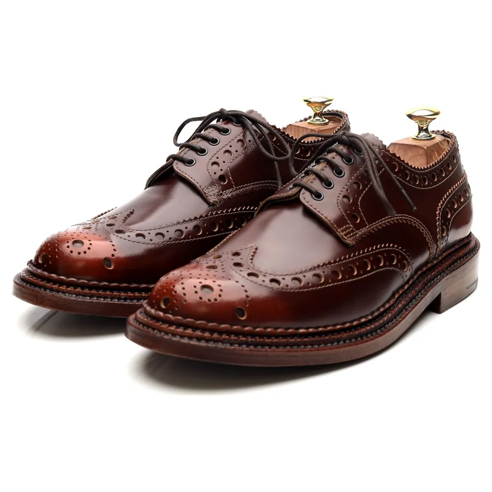 Grenson Archie derby cuir marron pointure UK 7