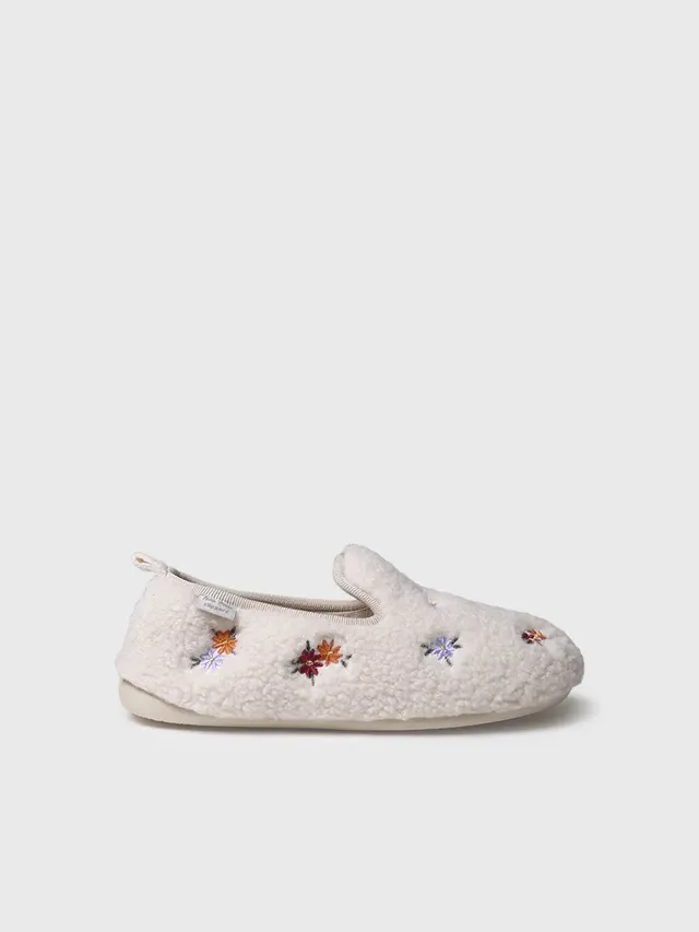 Toni Pons Maily-BB mule fourrée brodée femme