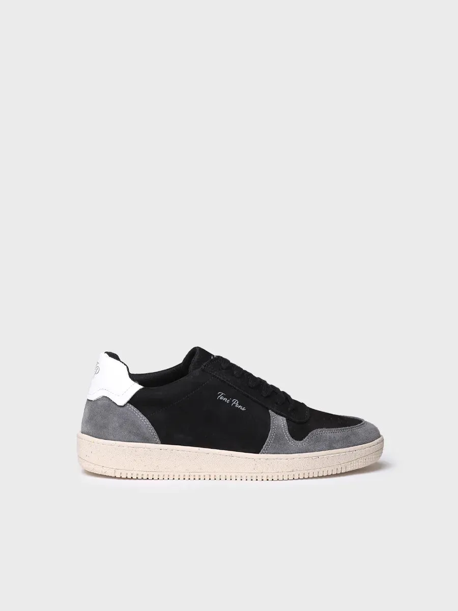 Toni Pons Dublin basket daim gris homme