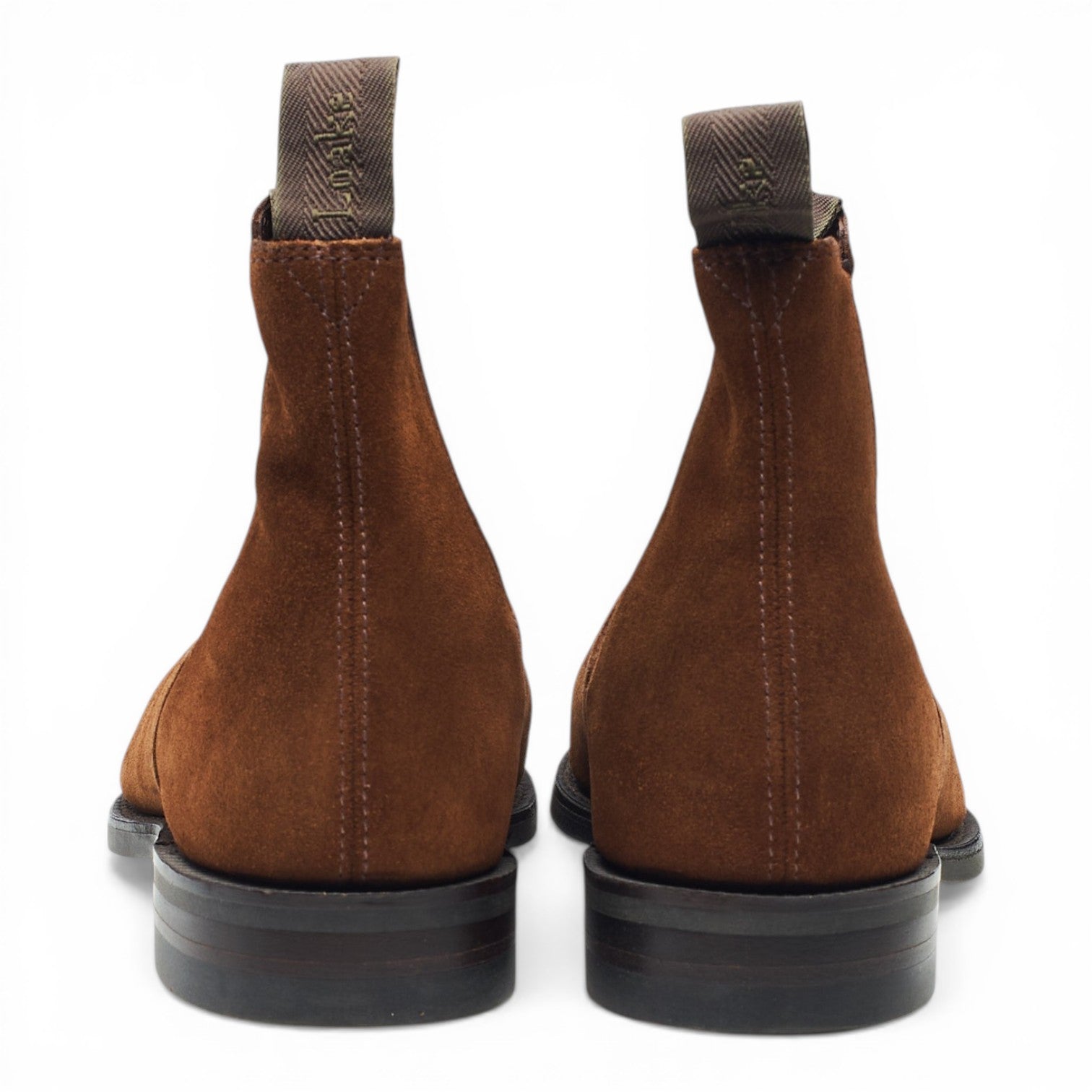 Loake Chatterley boots chelsea suède marron femme UK 4.5