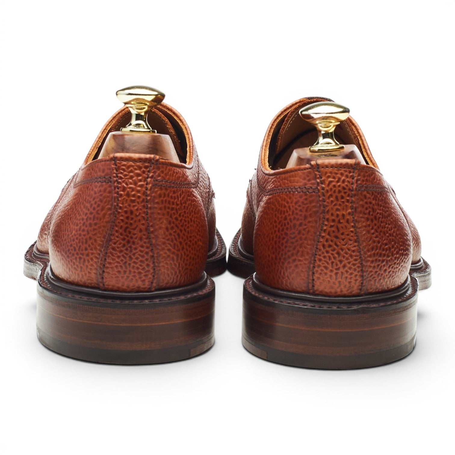 Drake's Newton derby marron grainé cuir pointure UK 7,5