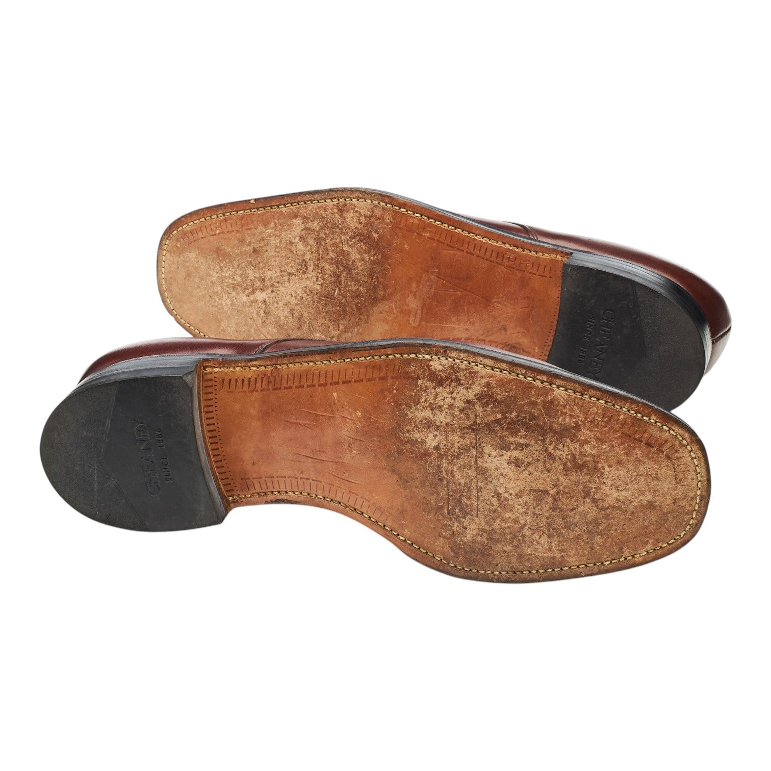 Cheaney Rye Derby Cuir Marron Vintage UK 7.5